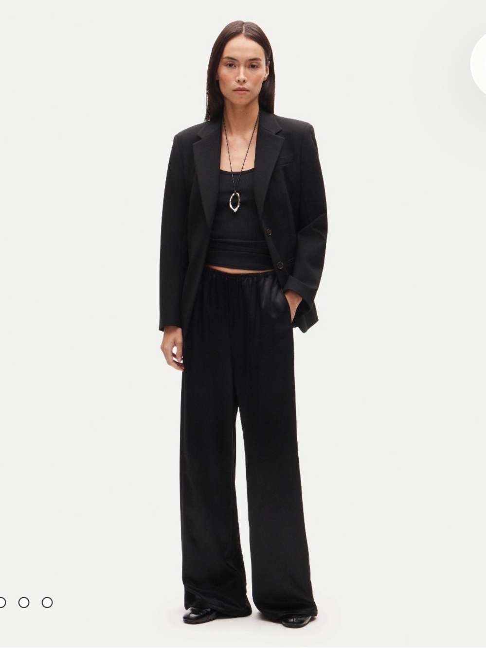 JCrew Women’s Black Satin Cosmo Pant